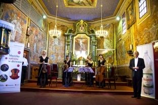 Koncert kwartetu smyczkowego Czortet Quartet w kociele witego Krzya „na Obidowej” w Rdzawce 