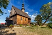Die Heiligkreuzkirche „na Obidowej” in Rdzawka